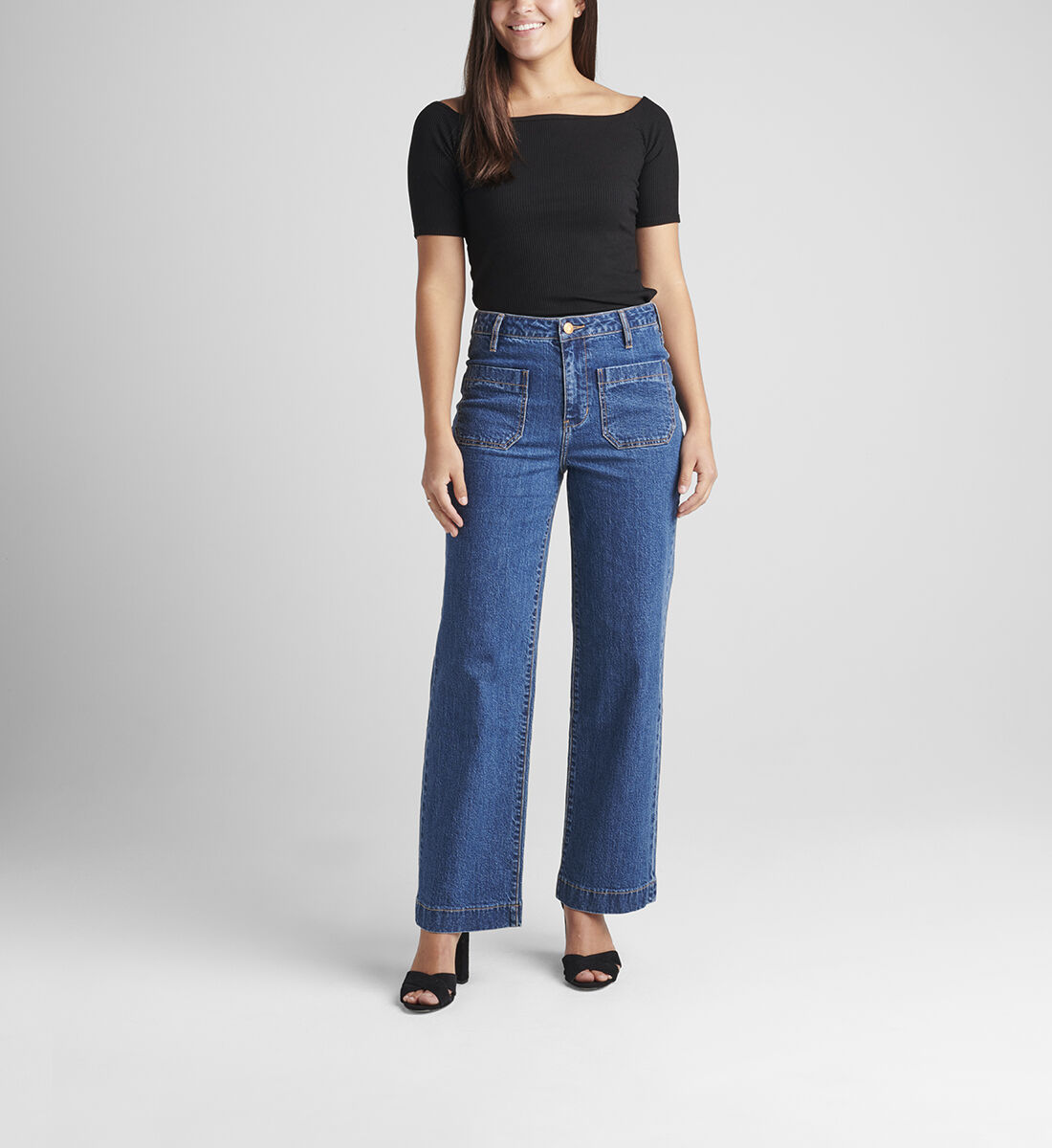 Wide leg sale jeans canada