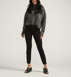 Cassie Mid Rise Slim Straight Leg Ponte Pants