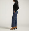 High Rise Wide Leg Cargo Jeans, Elysian Blue, hi-res image number 2