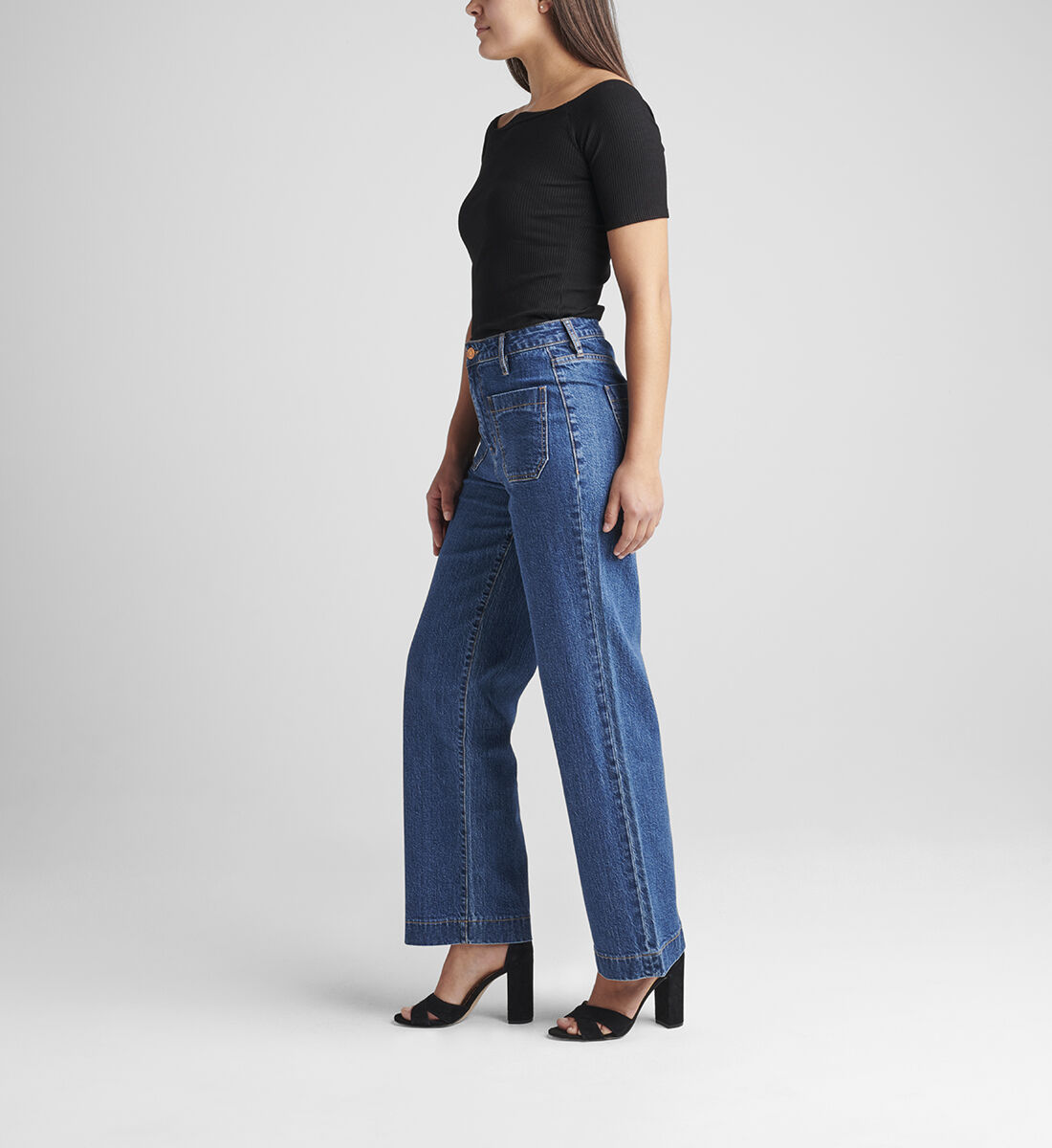 Buy Sophia High Rise Ankle Wide Leg Jeans for CAD 41.00 | Jag